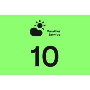 Weather Service 10 let
