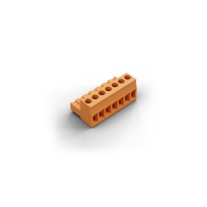 Šroubovací zásuvná svorka oranžová 7pól.