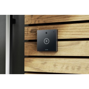 Intercom antracitová