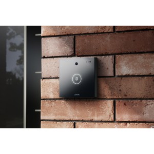 Intercom antracitová