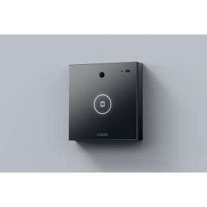 Intercom antracitová