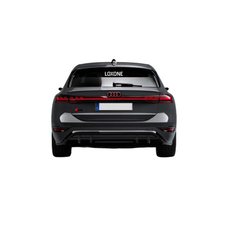 Samolepka na auto logo M bílá