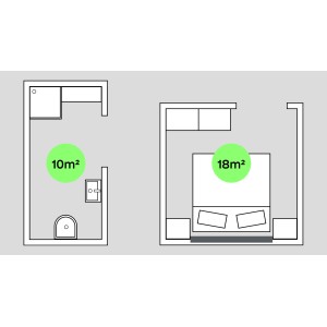 Stropní LED světlo RGBW Air bílá
