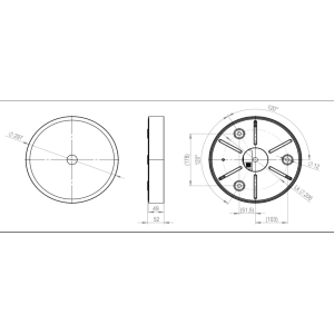 Stropní LED světlo RGBW Tree bílá