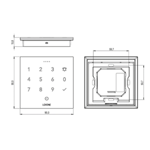 NFC Code Touch for Nano antracitová