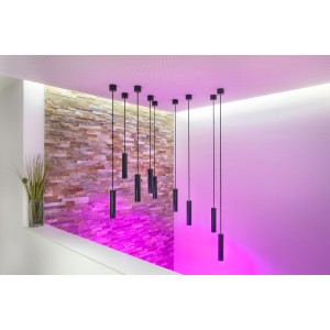 Závěsné světlo RGBW Tree antracitová