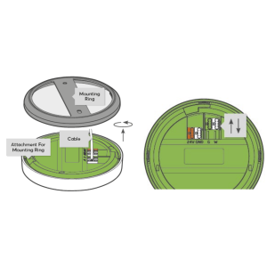 Senzor přítomnosti Tree antracitová