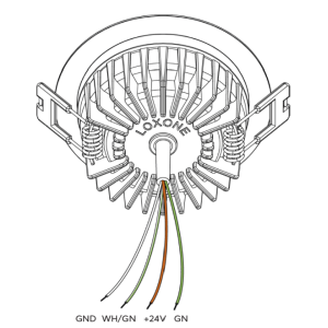 Zápustný senzor přítomnosti Tree antracitová
