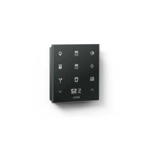 Intercom antracitová