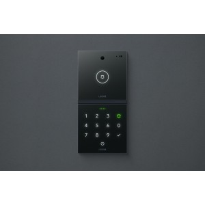 Intercom antracitová