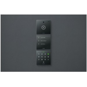 Intercom antracitová