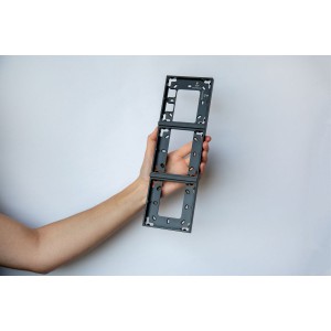 Montážní rámeček 2 moduly antracitová