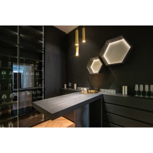 Závěsné světlo RGBW Tree zlatá