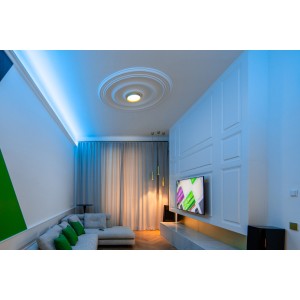 Stropní LED světlo RGBW Tree zlatá