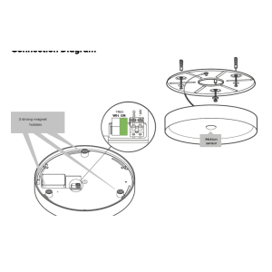 Stropní LED světlo RGBW Tree zlatá