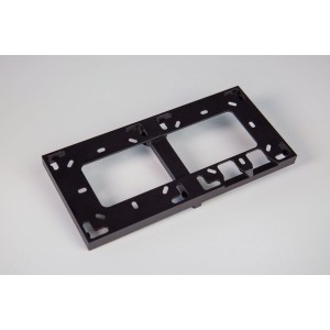 Montážní rámeček 3 moduly antracitová