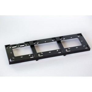 Montážní rámeček 3 moduly antracitová