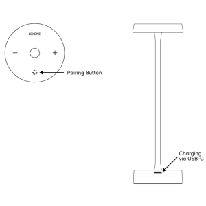 Table Lamp Air antracitová