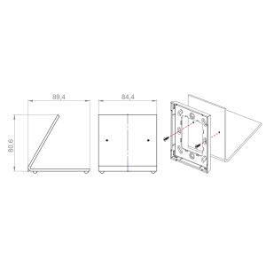 Stand Base antracitová