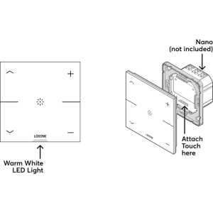 Touch Pure for Nano šedobílá