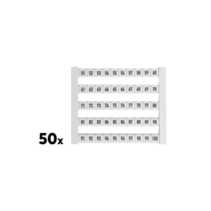 Popis pro svorkovnice DEK 51-100 (50 ks)