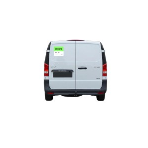 Samolepka na auto logo a Halo zelená čtvercová