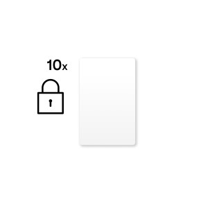 Šifrované NFC Smart Cards bílá (set – 10 ks)