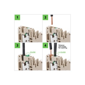 Weidmüller Bočnice pro SEP 4C 2.5 bílá  (20 ks)