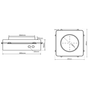 Concrete Backbox for 10 Install Speaker